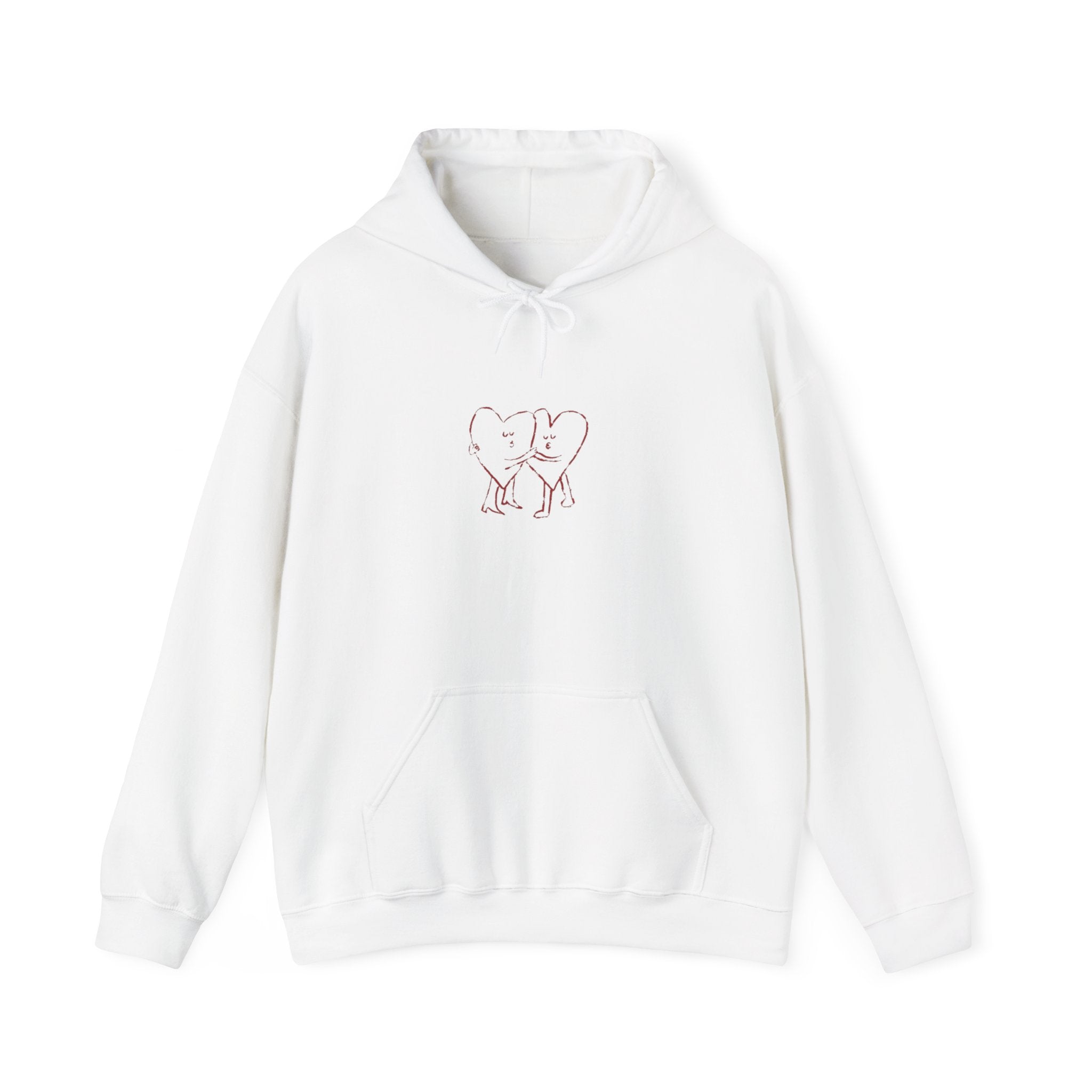 Hoodie- crossed hearts