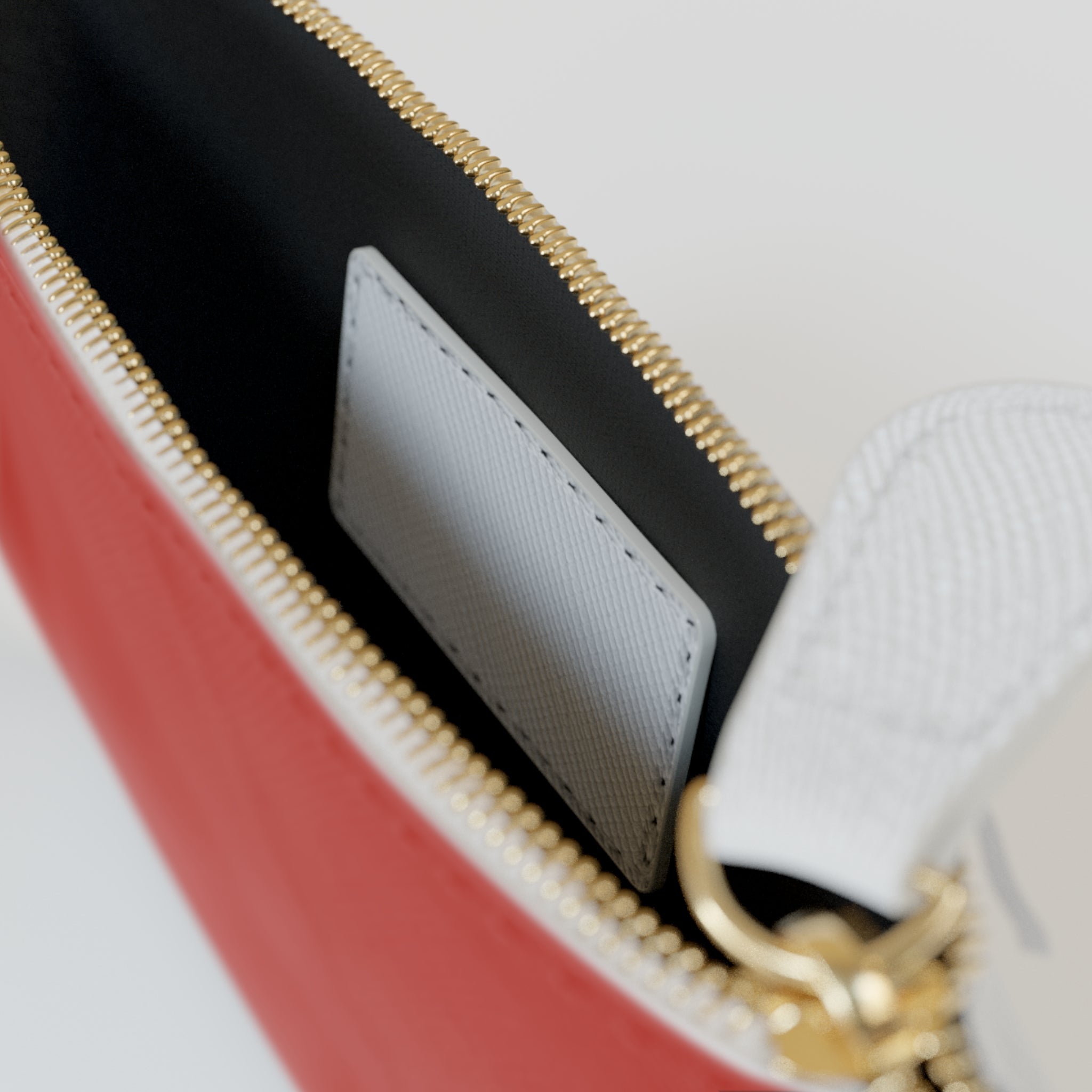 Mini clutch- Red swan